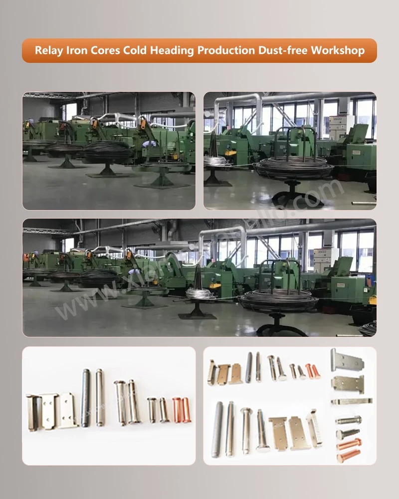 latching relay cores Cold Heading Production Dust-free Workshop latching relay cores Cold Heading Production Dust-free Workshop