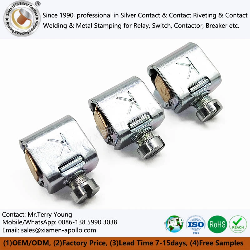 Screw clamp type terminals Screw clamp type terminals