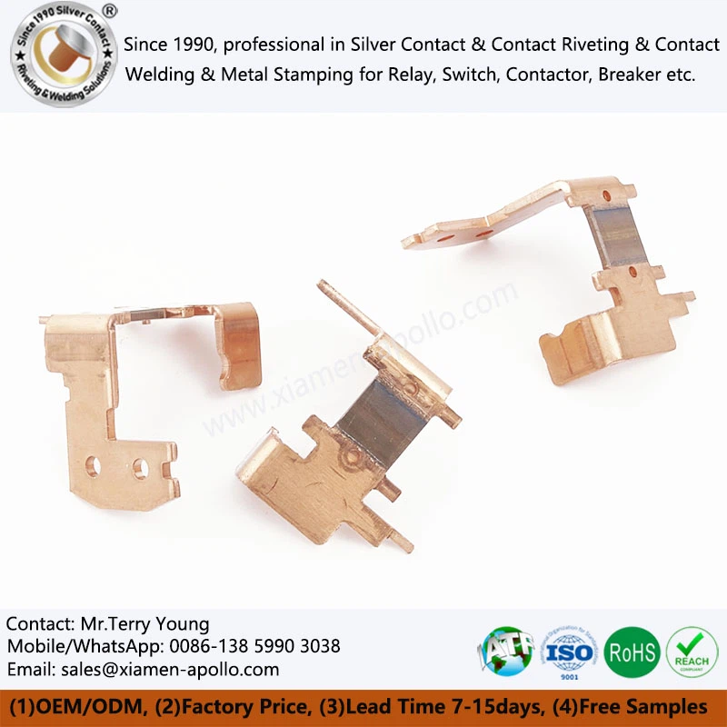 Magnetic holding relay shunt stamping parts Magnetic holding relay shunt stamping parts