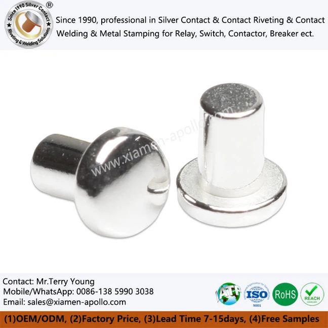 Mono metal Contact Rivet Mono metal Contact Rivet