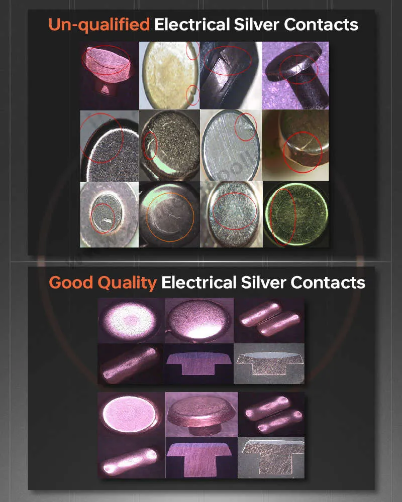 How to check the quality of silver contact How to check the quality of silver contact
