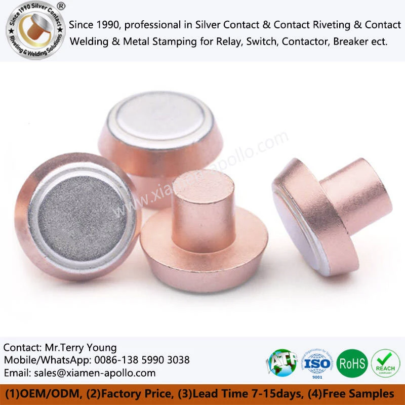 Mushroom Shape Silver Contacts Mushroom Shape Silver Contacts