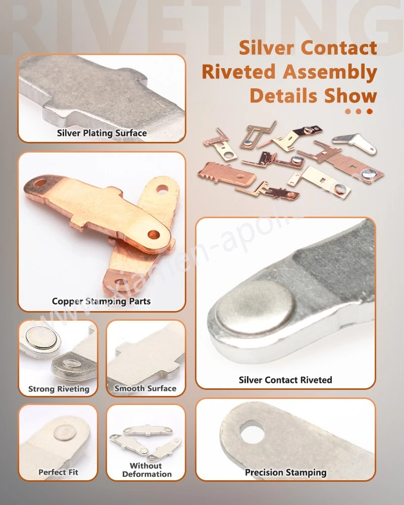 Silver Contact Riveted Assembly Details Show Silver Contact Riveted Assembly Details Show