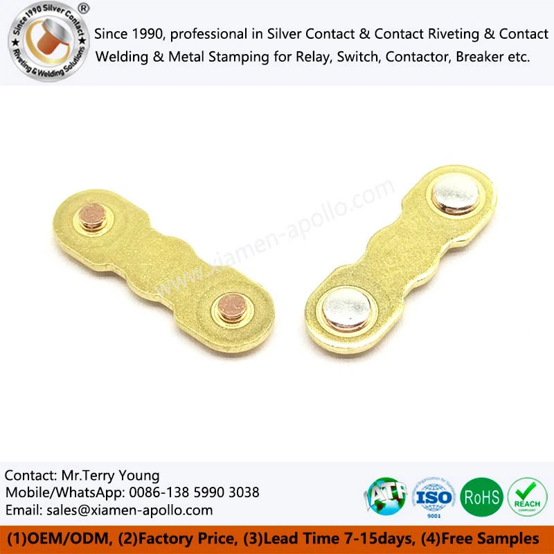 AC Contactor Static Contact Brass Riveting Assembly AC Contactor Static Contact Brass Riveting Assembly